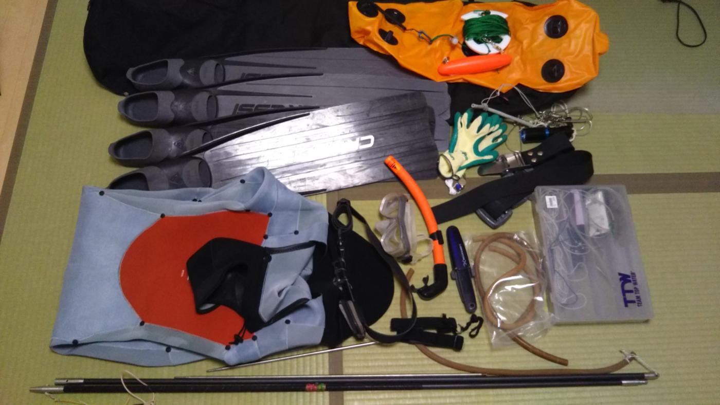 Spearfishing Gear Check】みんなの魚突き道具投稿スペース（ウェット